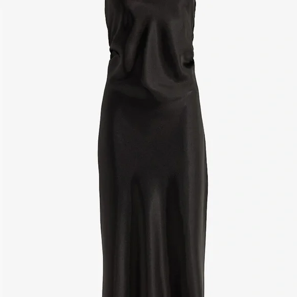 Express  Twist Straps Satin Dress - Picture 4 of 5